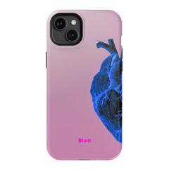 Anatomy Heart Blue iPhone Case