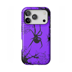 Violet Script iPhone Case