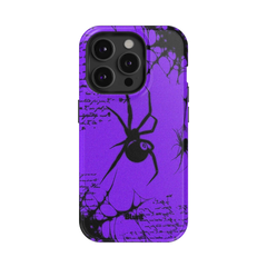 Violet Script iPhone Case