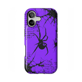 Violet Script iPhone Case