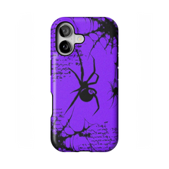 Violet Script iPhone Case