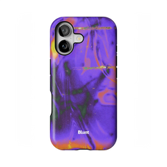 Violet Static iPhone Case