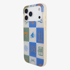 Santorini Check MagSafe® Compatible iPhone Case
