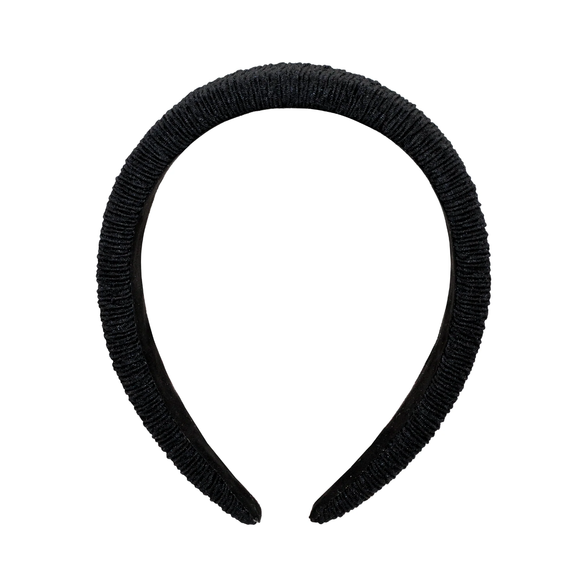 Halo Headband in Black Ruffle