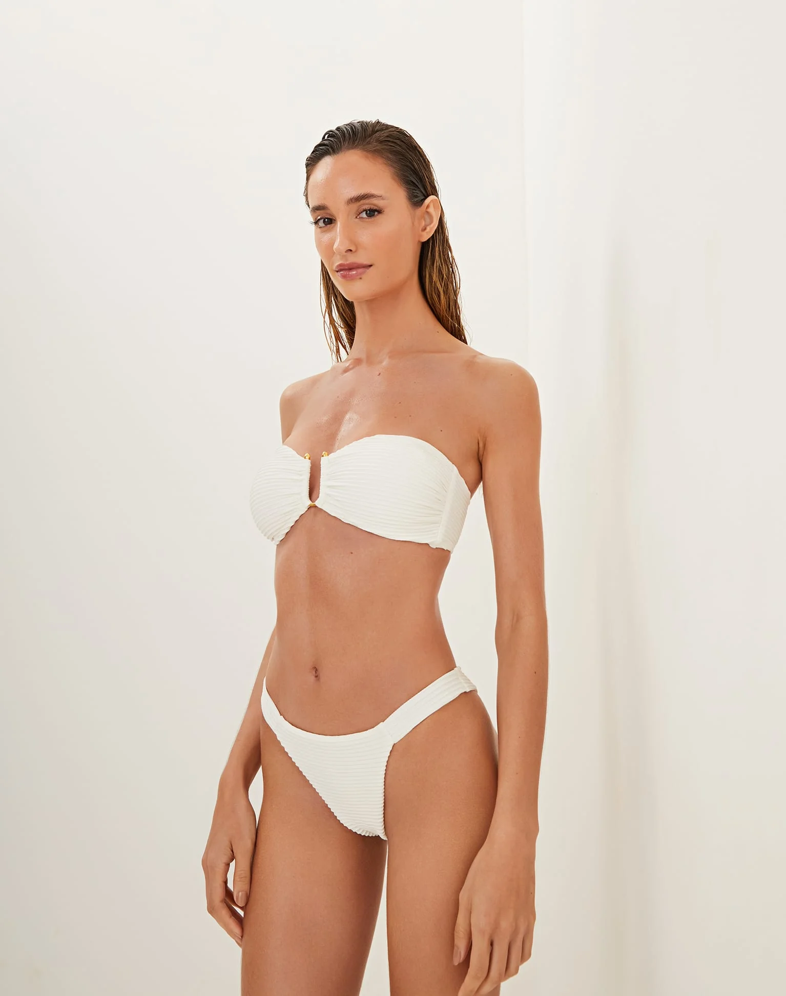 Dune Jill Square Bandeau Top - Off White
