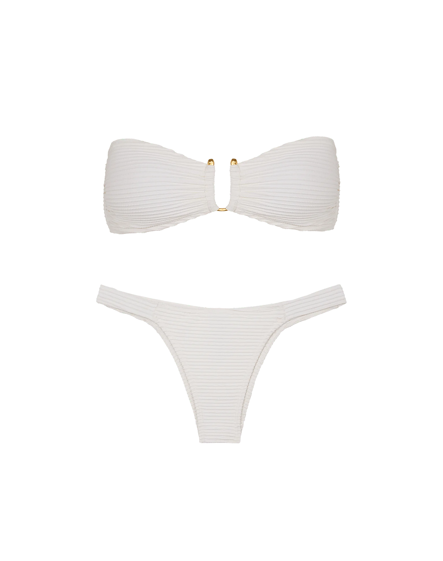 Dune Jill Square Bandeau Top - Off White