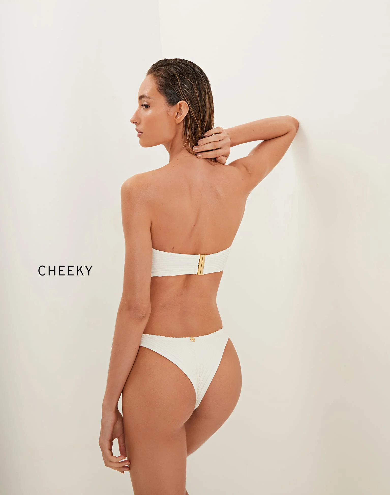 Dune Jill Square Bandeau Top - Off White