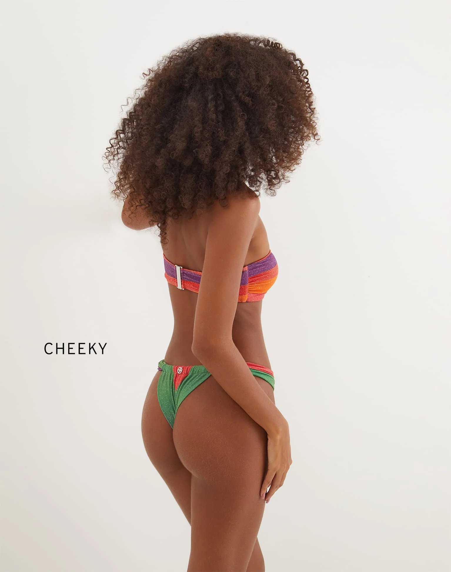 Lurex Jessie Bandeau Top - Heatwave