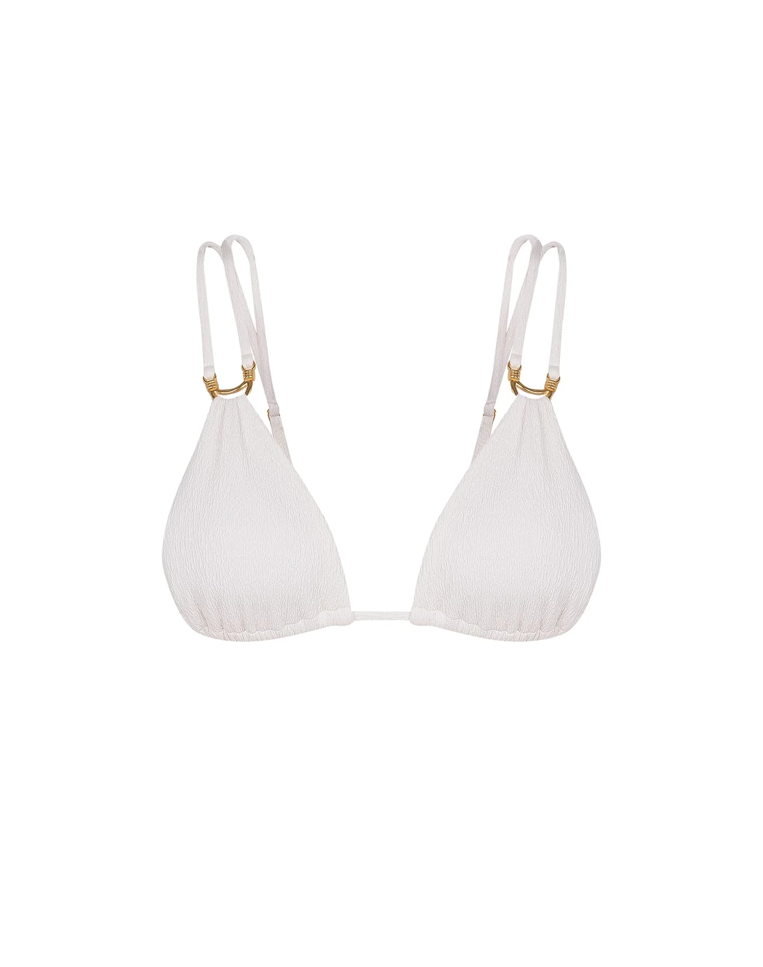 Firenze Callie Parallel Tri Top - White