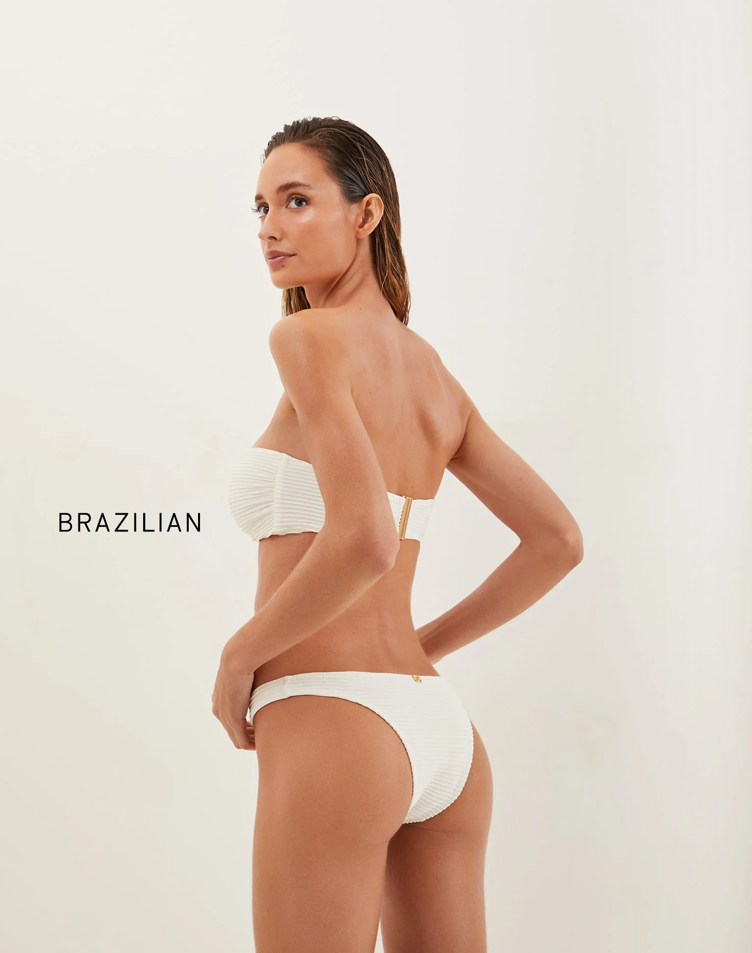 Dune Jill Square Bandeau Top - Off White