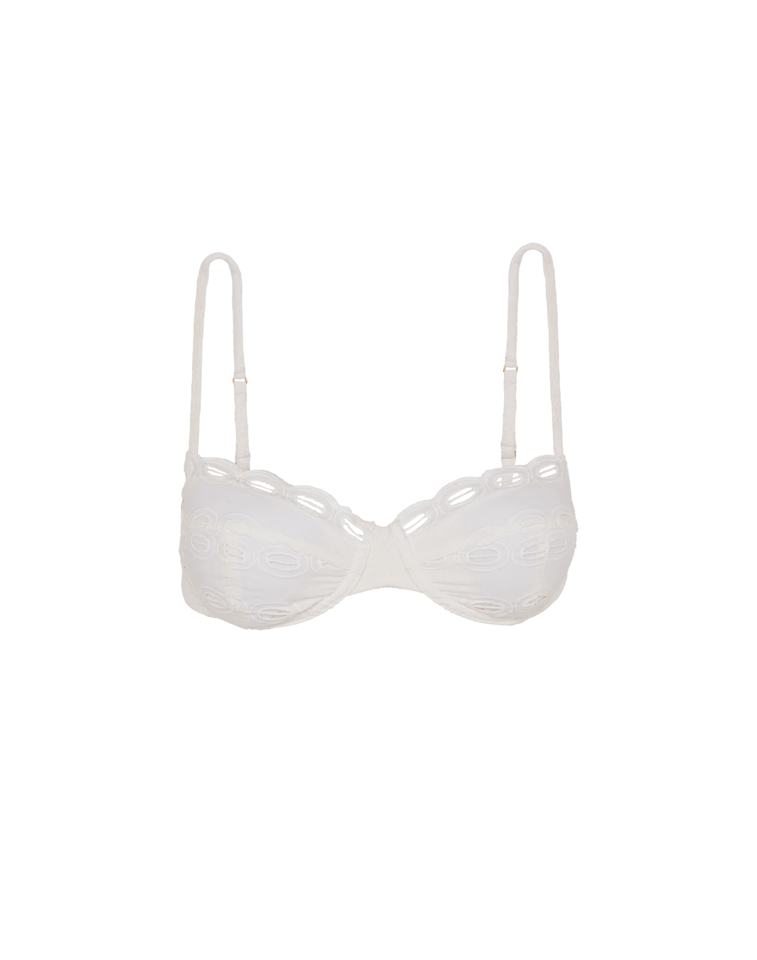 Eyelet Naya Nissi Top - White