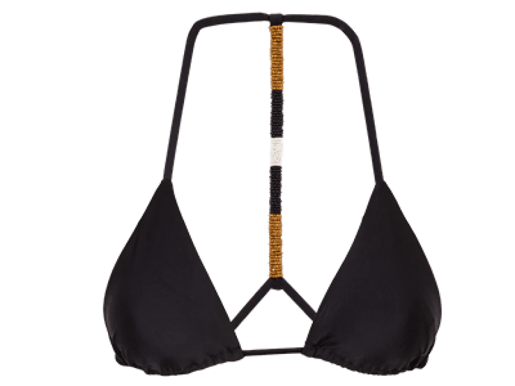 Ella Triangle Top - Black