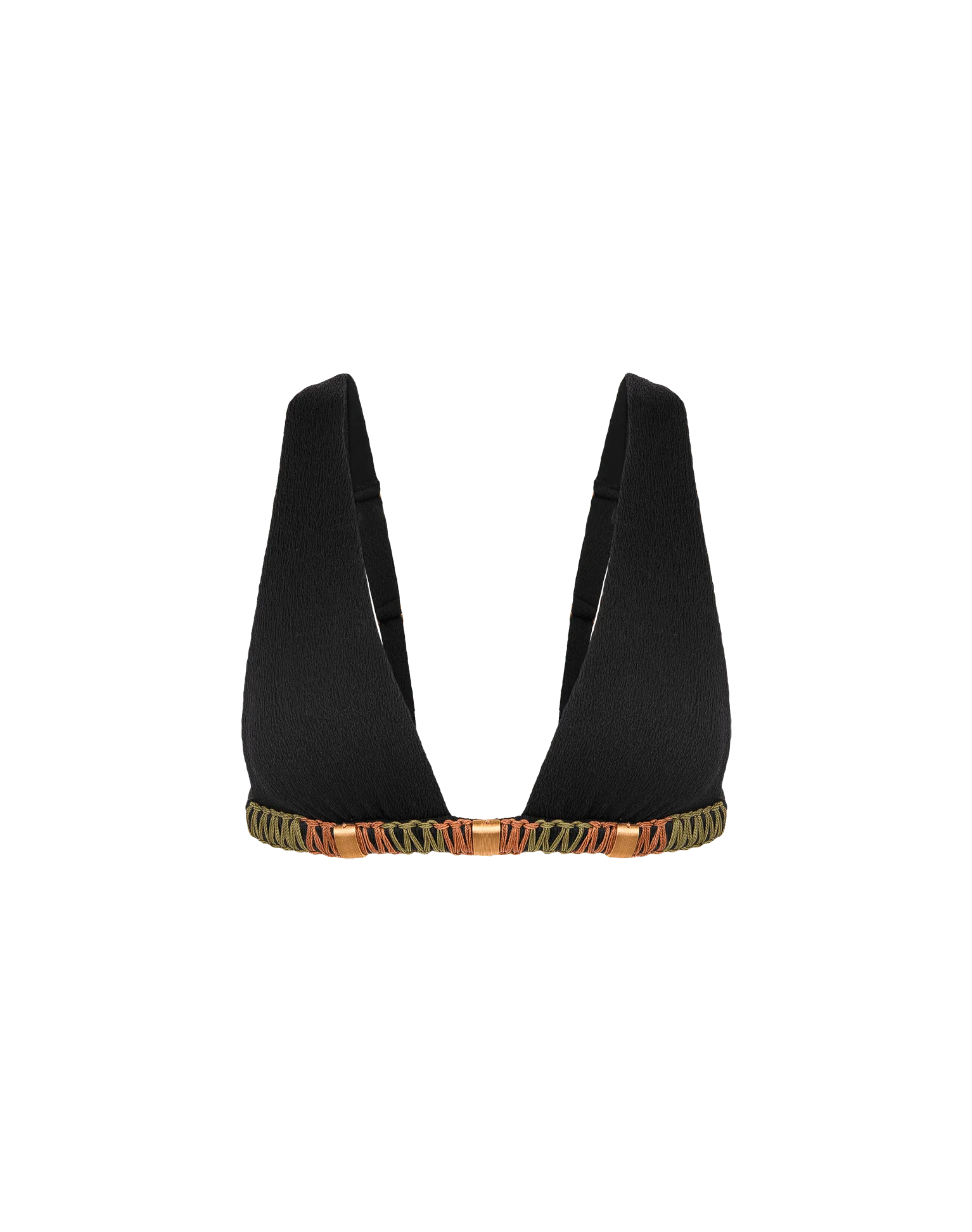 Firenze Sally Parallel Tri Top - Black